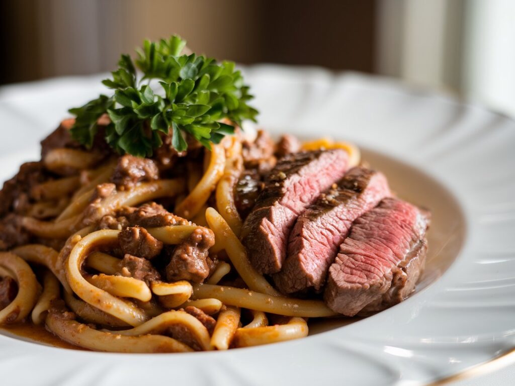 steak pasta recipes