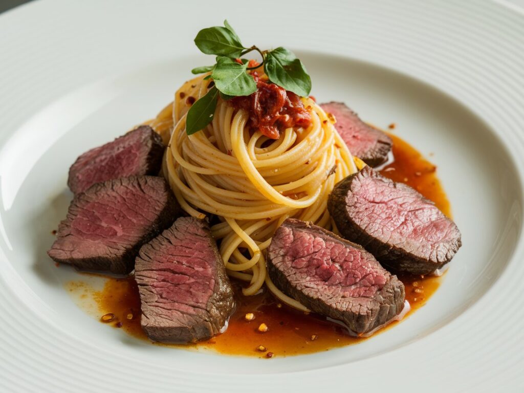 What meat is best for pasta?