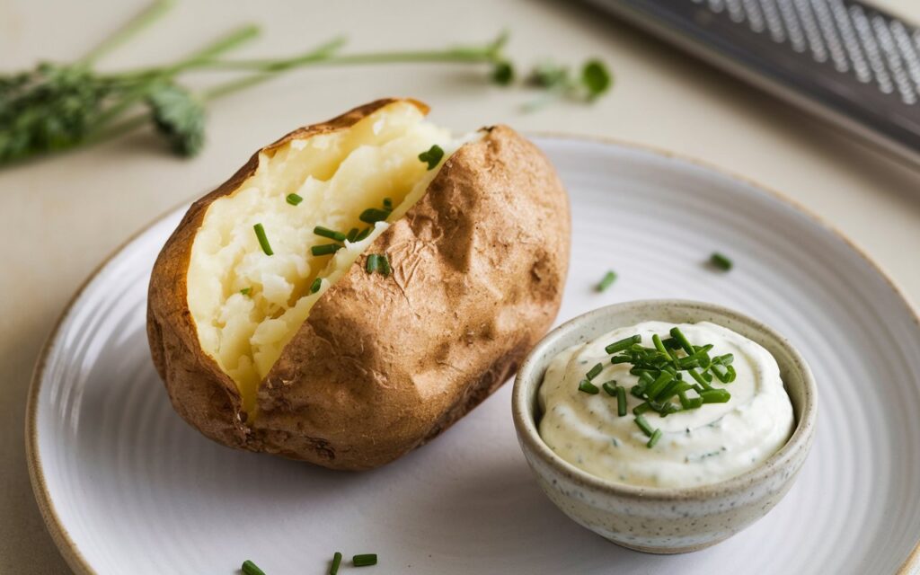 What goes well with baked potatoes?