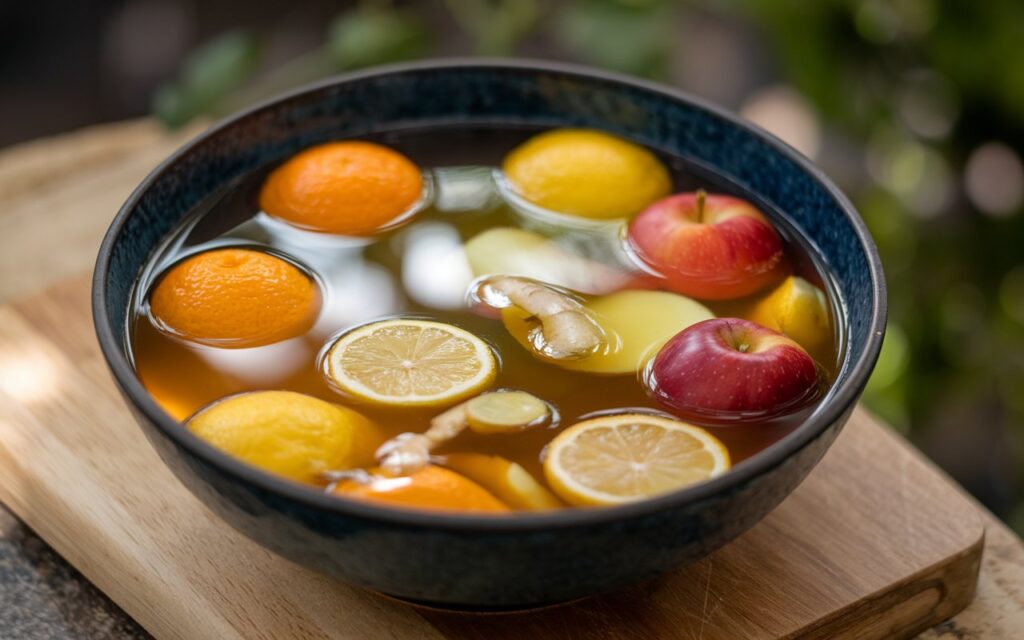 Can you put fruit in broth?