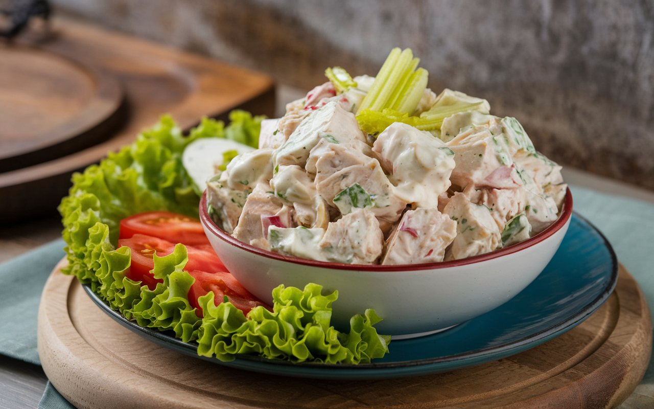 What is chicken salad Chick chicken salad made of?