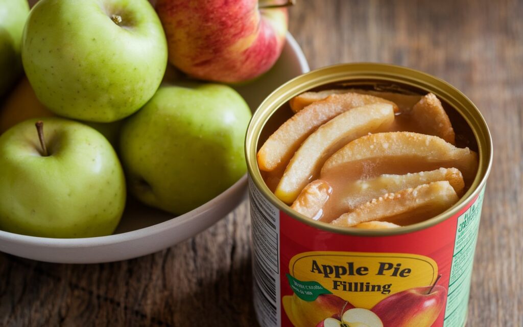 Are Canned Fried Apples the Same as Apple Pie Filling?