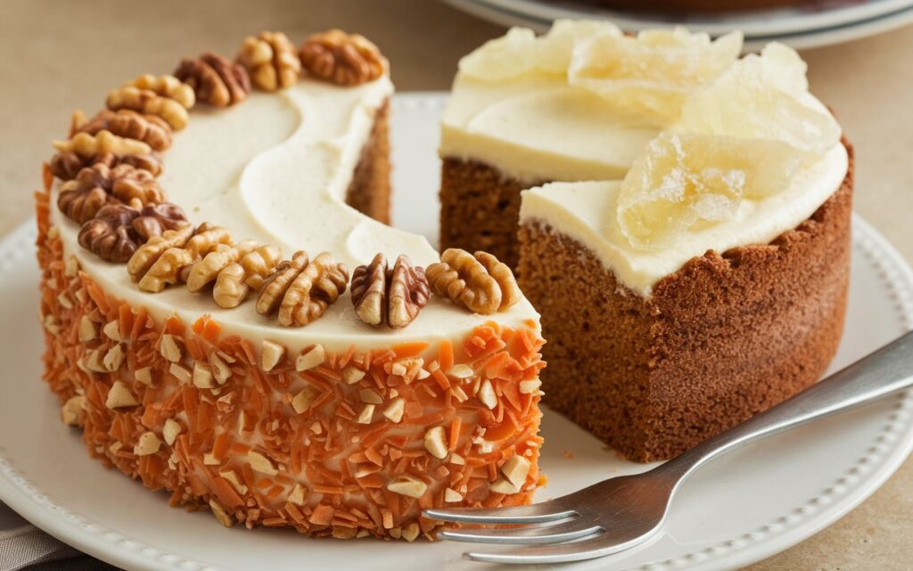 What's the difference between a carrot cake and a spice cake?