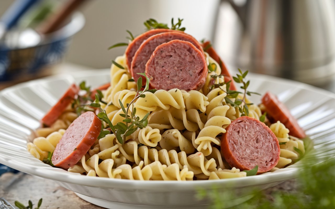 best cold pasta salad summer sausage recipe